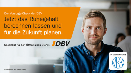 Sichern Sie Ihre Zukunft Mit Dem Neuen Vorsorge-Check Der DBV | VBB ...